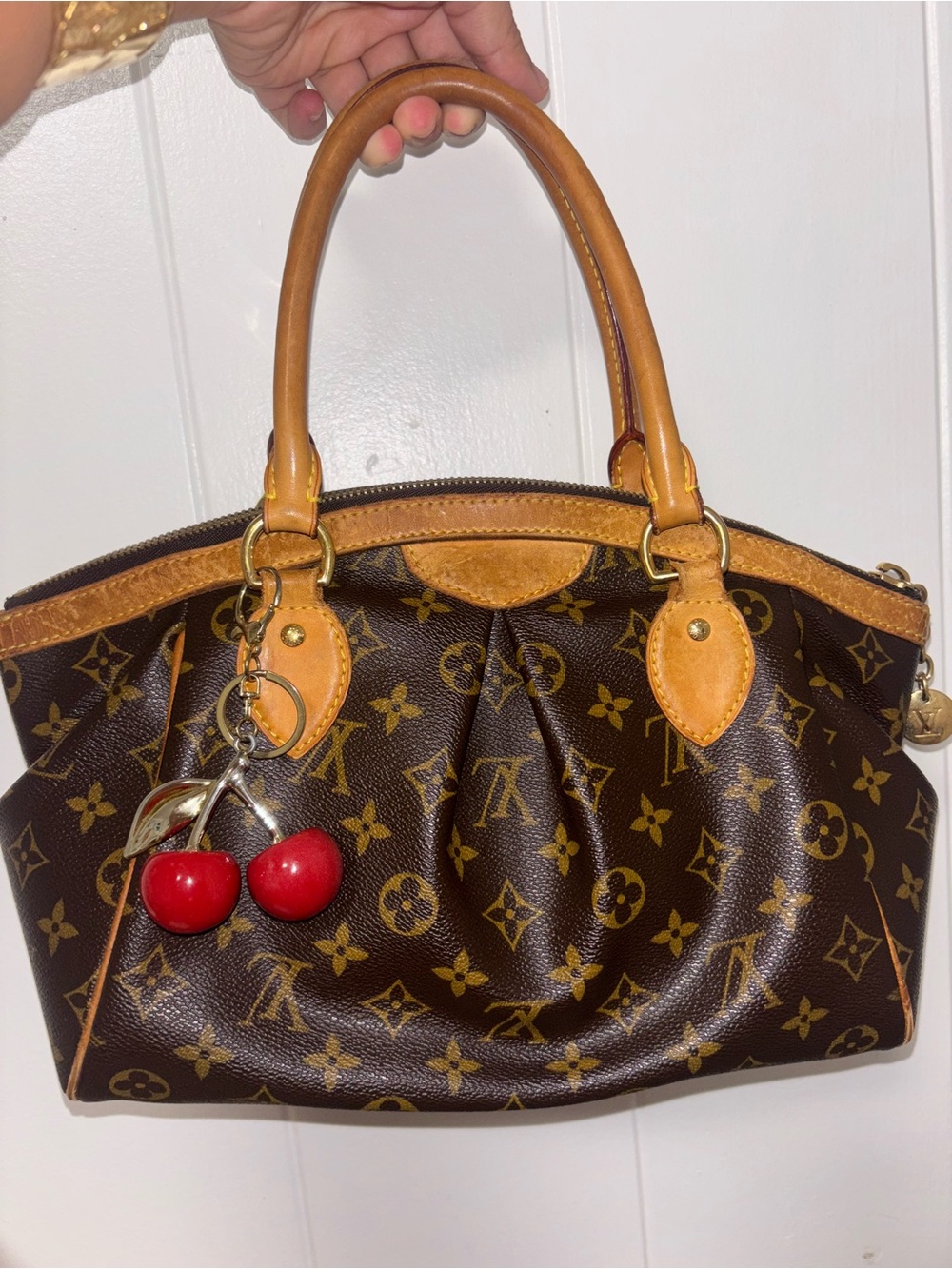 AUTHENTIC VINTAGE Louis Vuitton Brown Monogram Satchel - Picture 1 of 6